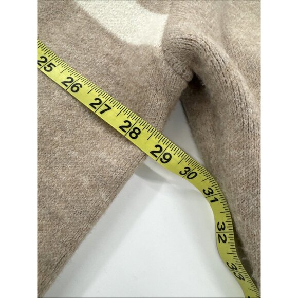 Alfred Dunner Cardigan Sweater Womens 2X Soft Tan Open Front Pockets Boho Chic - Picture 5 of 9